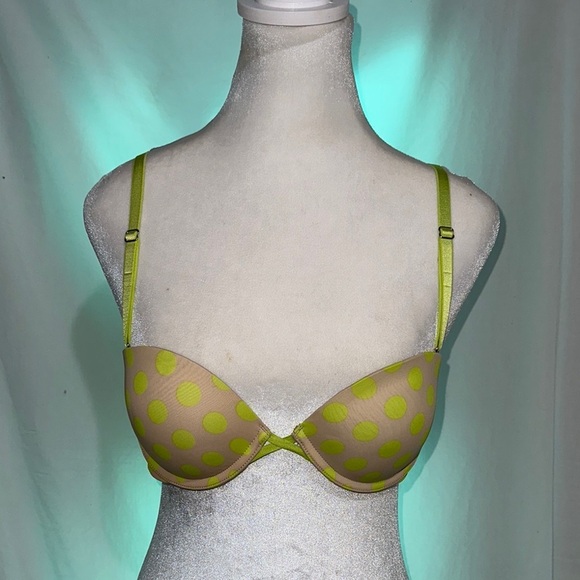 aerie Other - Aerie Maddie Polka Dot Bra size 34B Green and Tan